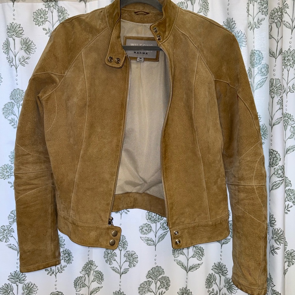 Wilsons Leather Maxima Jacket in Light Tan